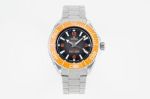 Omega Seamaster 45.5*18mm Cal.8912 Movement Orange Ceramic Bezel Black Dial Watch